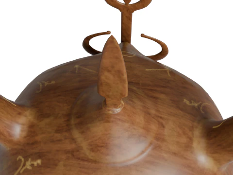 Horned Helmet 3D Model