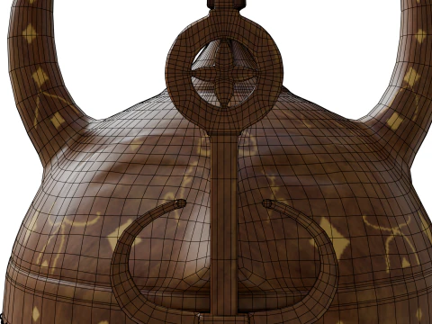 Horned Helmet 3D Model