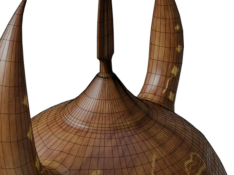 Horned Helmet 3D Model