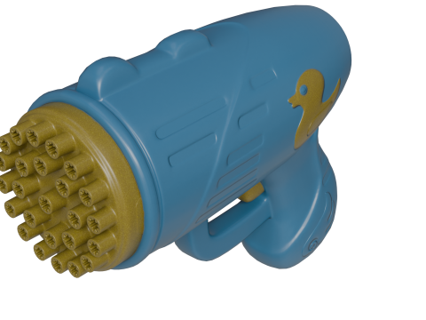 Bubbles weapon 3D Model