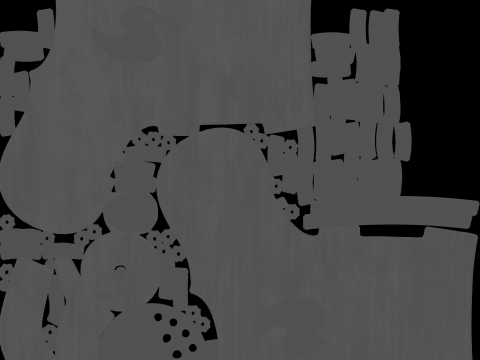 Bubbels wapen 3D Model