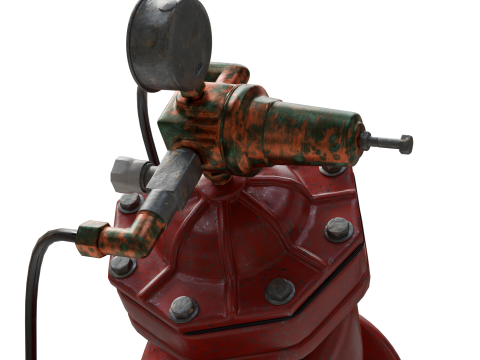 旧水压控制阀 3D 模型