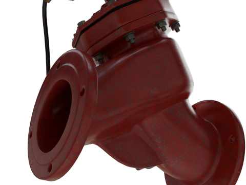 旧水压控制阀 3D 模型