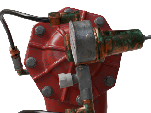 旧水压控制阀 3D 模型