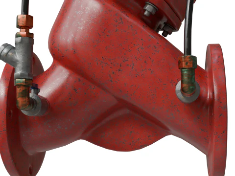 Old water pressure control valve 3D Model