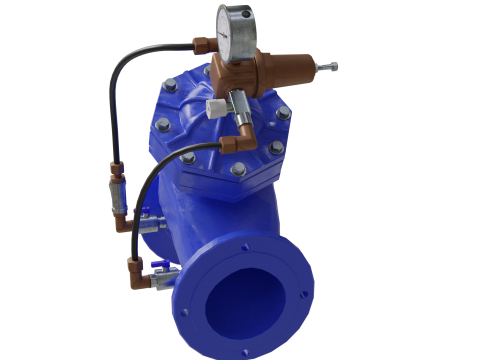 Katup pengatur tekanan air Model 3D