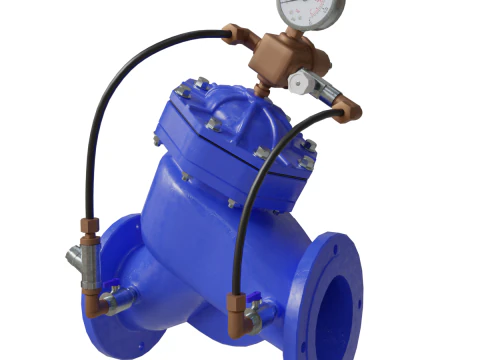 Water pressure control valve 3D Model