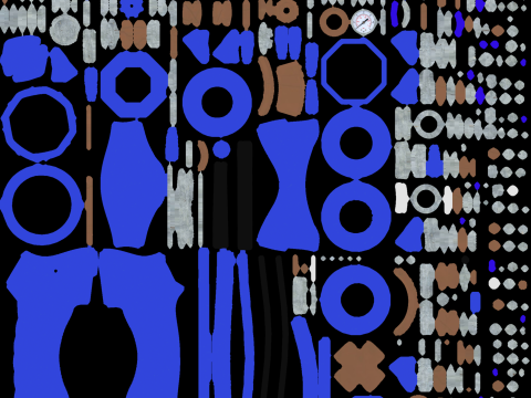 Katup pengatur tekanan air Model 3D