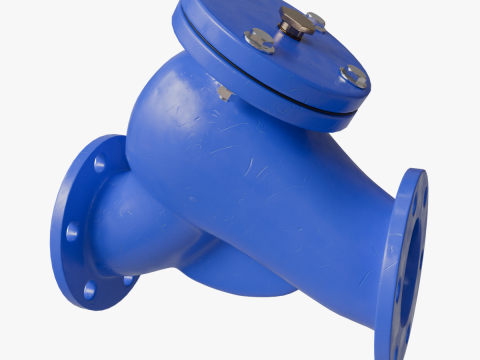 Filtr siatkowy Model 3D