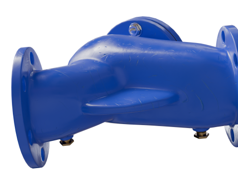 Filtr siatkowy Model 3D