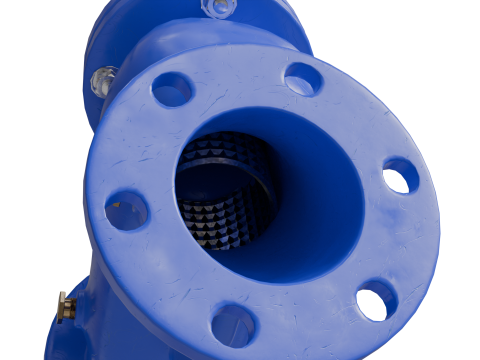 Filtr siatkowy Model 3D