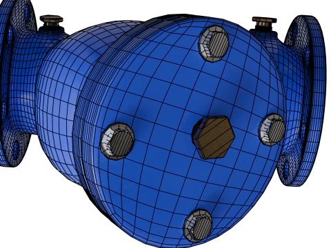 Strainer Filter 3D Model