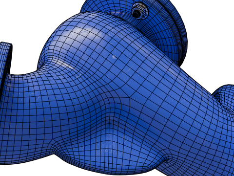 Filtr siatkowy Model 3D