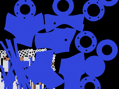 Filtr siatkowy Model 3D