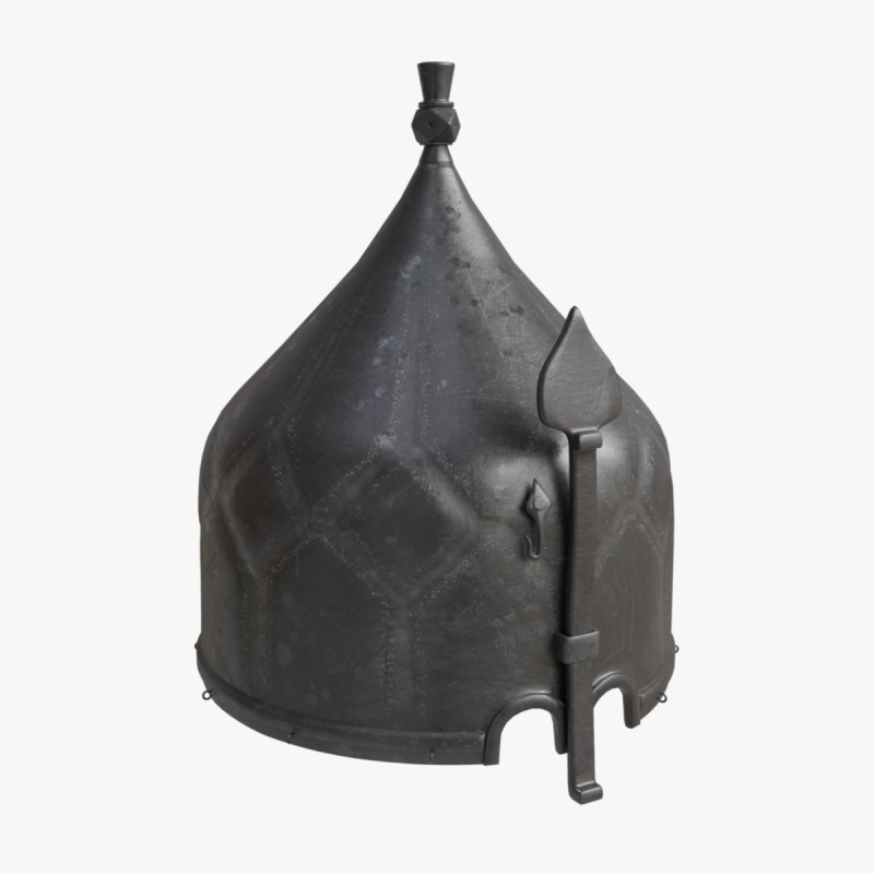 Helm Abad Pertengahan Model 3D .c4d .max .obj .3ds .fbx .stl .blend 