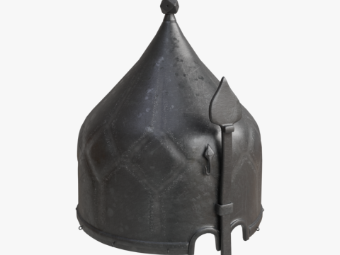 Casque médiéval Modèle 3D