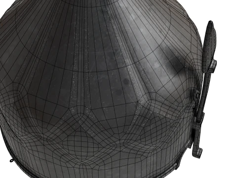 Medieval Helmet 3D Model
