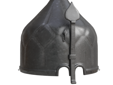 Helm Abad Pertengahan Model 3D