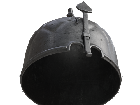 Helm Abad Pertengahan Model 3D