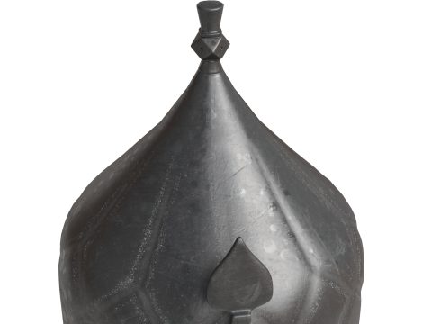 Helm Abad Pertengahan Model 3D