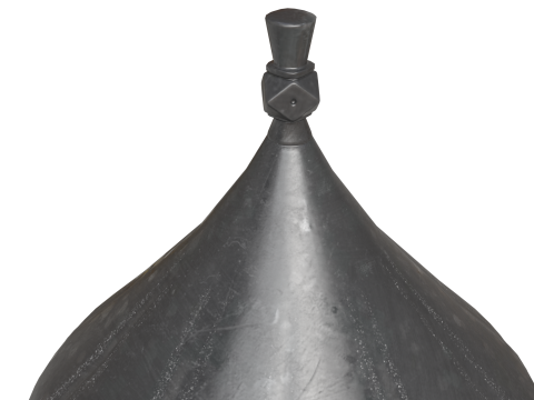 Helm Abad Pertengahan Model 3D