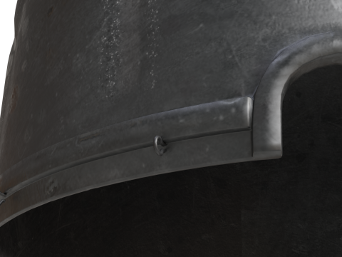 Helm Abad Pertengahan Model 3D