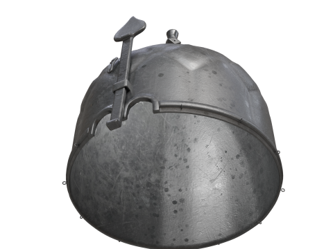 Helm Abad Pertengahan Model 3D