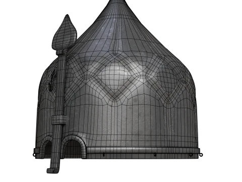 Medieval Helmet 3D Model