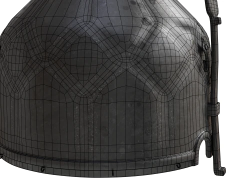 Medieval Helmet 3D Model