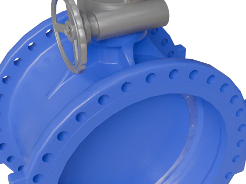 Butterfly Valve 3D Model