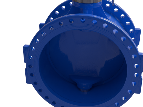 Zawór motylkowy Model 3D