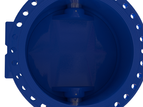 Zawór motylkowy Model 3D