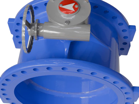 Butterfly Valve 3D Model