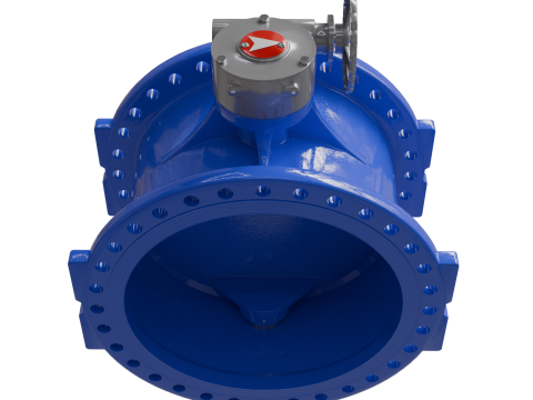 Zawór motylkowy Model 3D