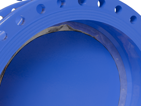 Zawór motylkowy Model 3D