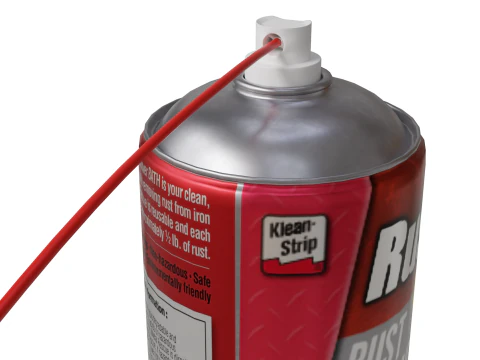 Rust Remover Spray 3D Model