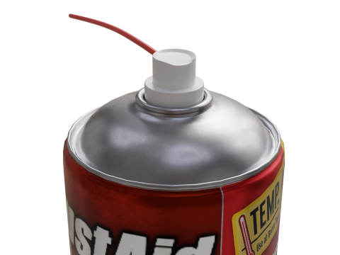 Spray removedor de ferrugem Modelo 3D