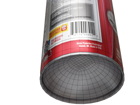 Rust Remover Spray 3D Model
