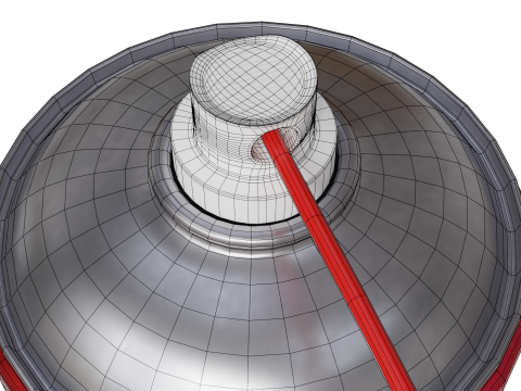 Spray removedor de ferrugem Modelo 3D