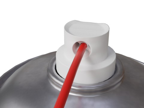 Spray removedor de ferrugem Modelo 3D