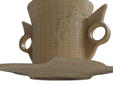 Tasse 3D Modell