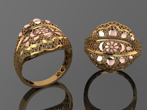 49 turkey paper casting rings stl 3D print model 3D Print Model