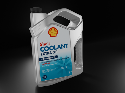 Shellantifrizcoolandlonglife4kg 3D Model
