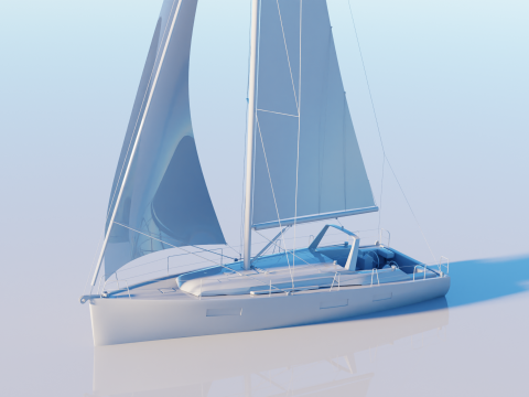 요트 3D 모델