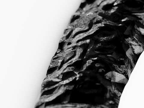 Obsidian blade 3D Model