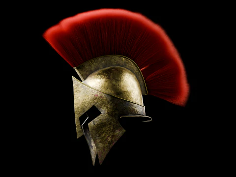 Спартанский шлем 3D Модель