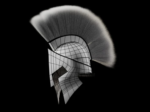 Спартанский шлем 3D Модель