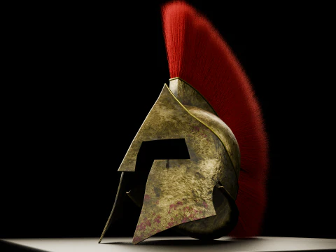 Спартанский шлем 3D Модель