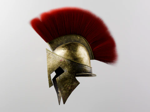 Спартанский шлем 3D Модель