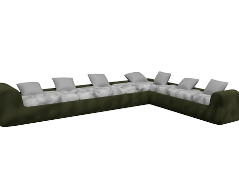 ソファセット インテリア 3Dモデル